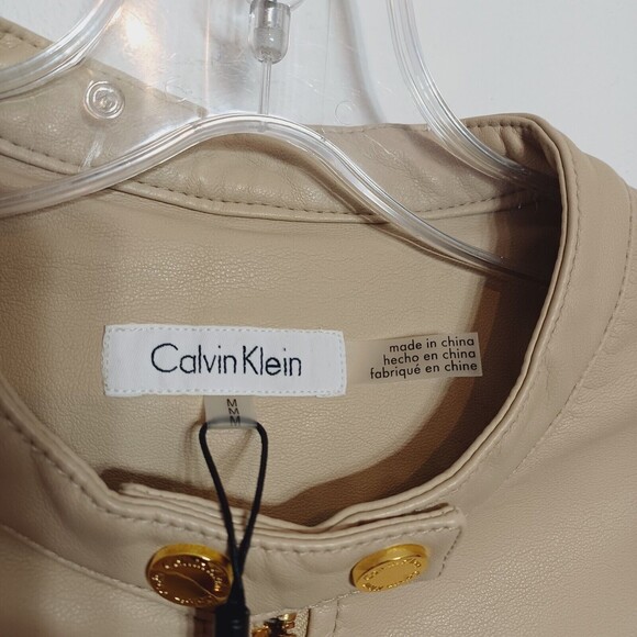 Calvin Klein Women's Polyurethane Jacket Size Medium - Picture 6 of 11